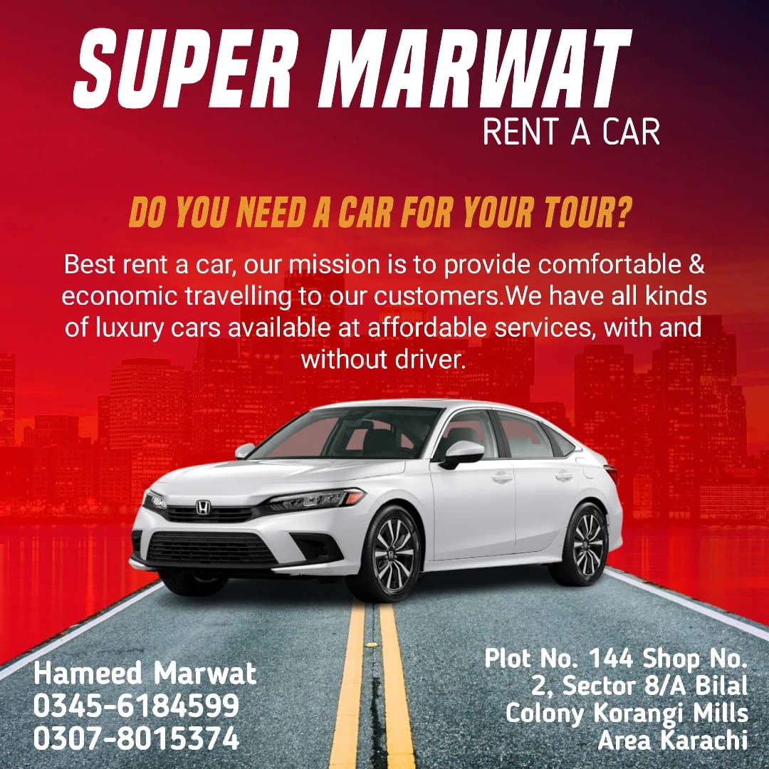 Super Marwat rent A Car & Estate Wor