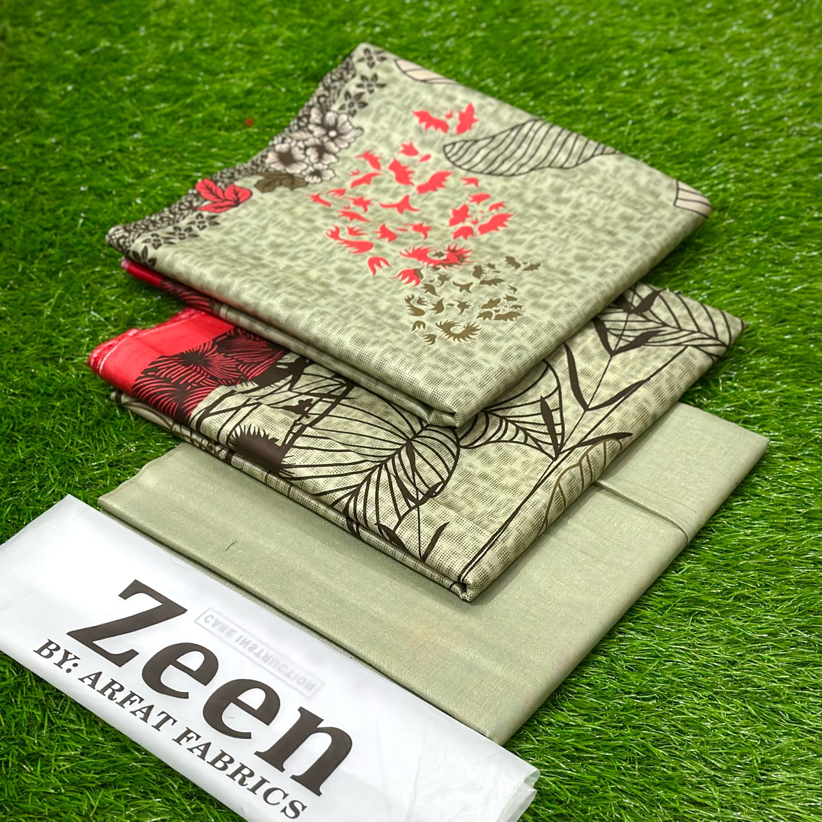 3 Pcs unstitched suits for