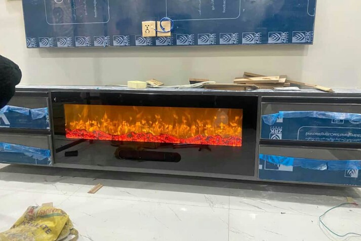 Electric 3d fire place