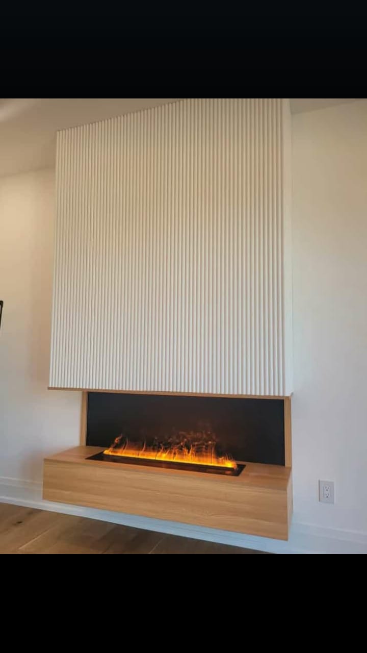 Water wiper fire place