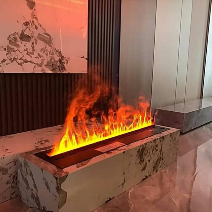 Water wiper fire place
