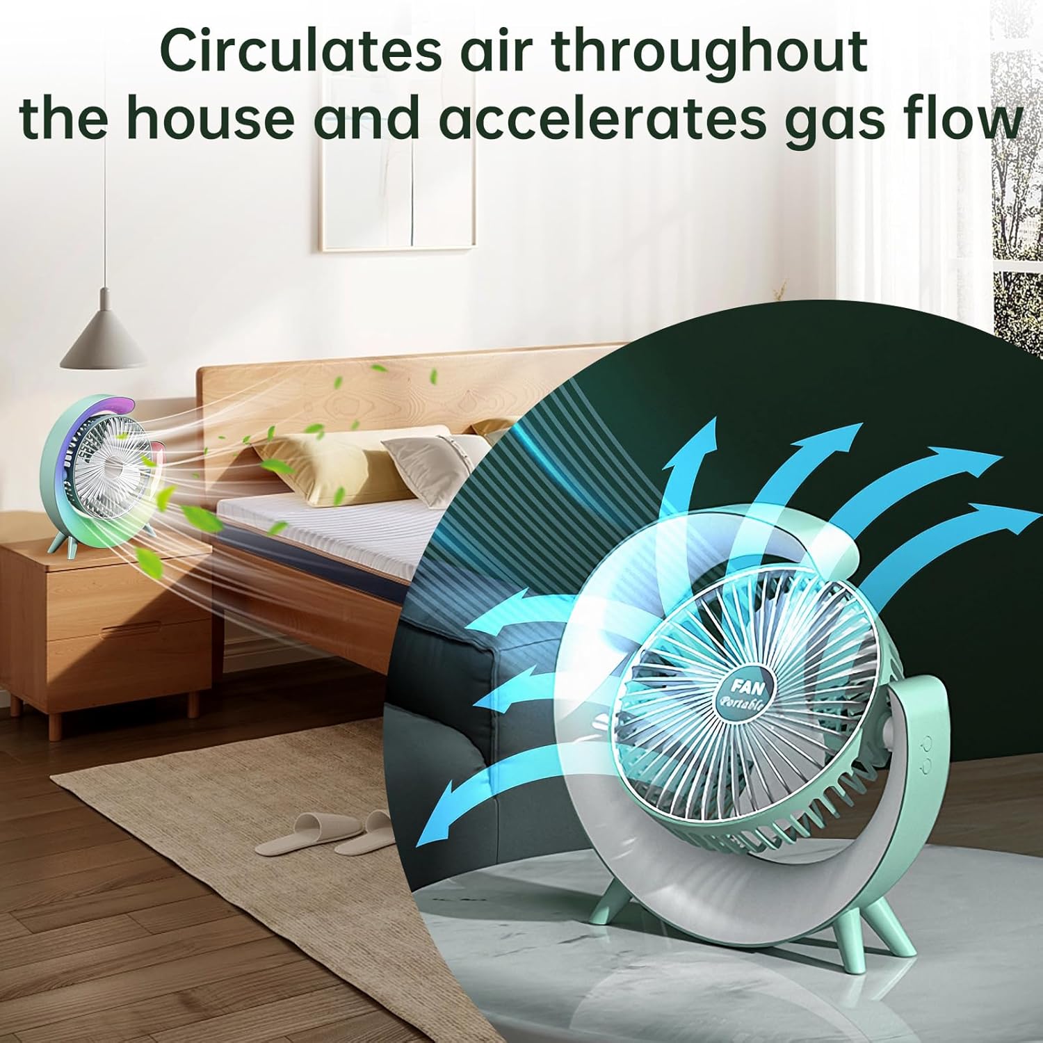 Colorful Desktop Fan