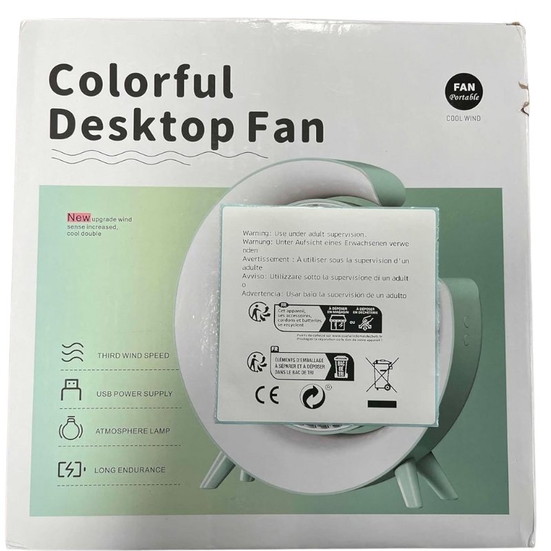 Colorful Desktop Fan