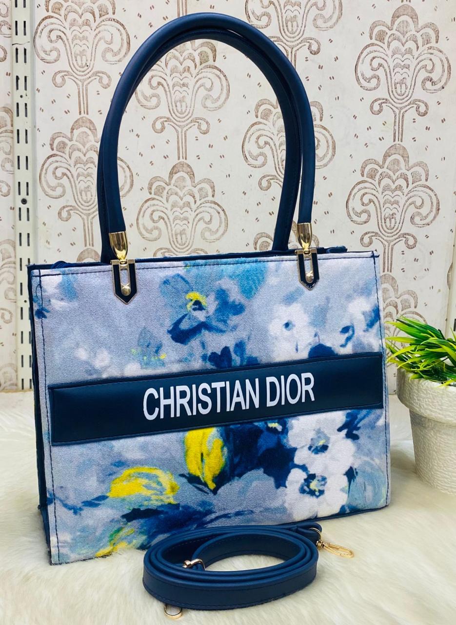 CRISTAIN DIOR High Quality Floral Tote Bag