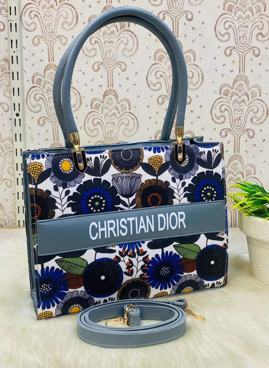 CRISTAIN DIOR High Quality Floral Tote Bag
