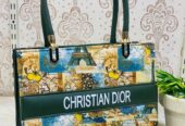 CRISTAIN DIOR High Quality Floral Tote Bag