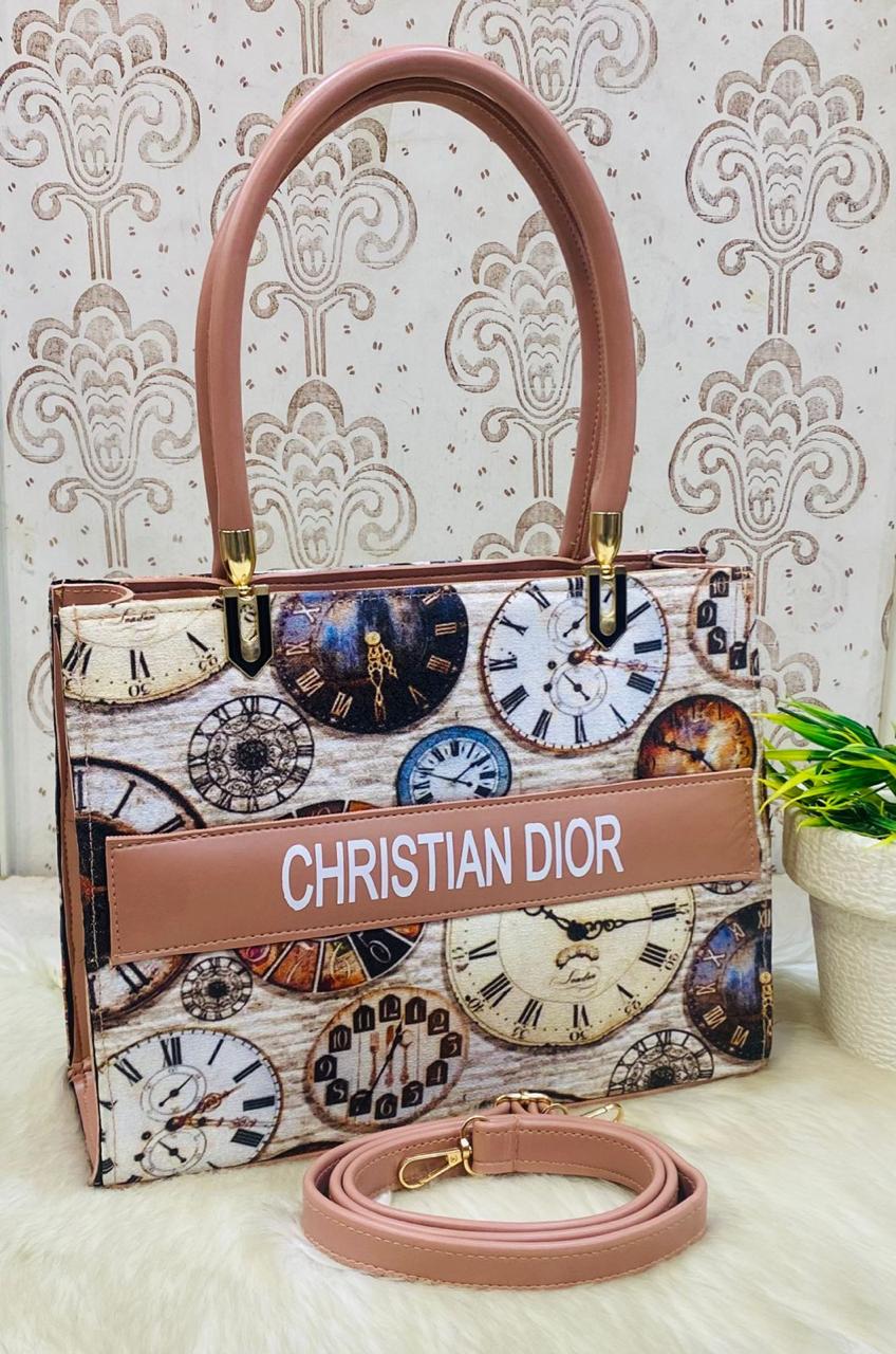 CRISTAIN DIOR High Quality Floral Tote Bag