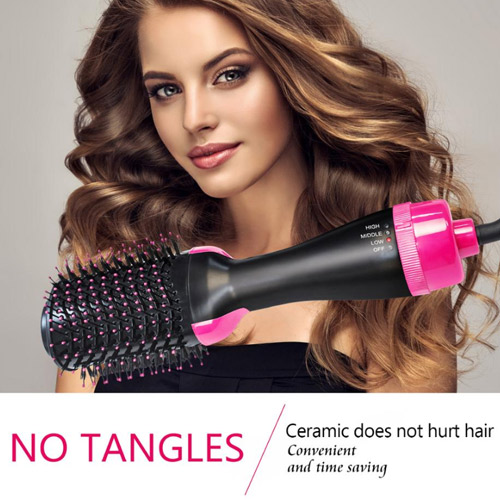 One Step Hair Dryer And Volumizer Hot Air Brush, Hair Dryer Brush, Blow Dryer Brush Professional Hot Air Brush One Step Hair Dryer and Styler Volumizer with Negative Ion for Drying, Blow Dryer, Straightening, Curling