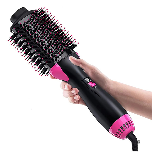 One Step Hair Dryer And Volumizer Hot Air Brush, Hair Dryer Brush, Blow Dryer Brush Professional Hot Air Brush One Step Hair Dryer and Styler Volumizer with Negative Ion for Drying, Blow Dryer, Straightening, Curling