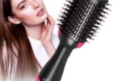 One Step Hair Dryer And Volumizer Hot Air Brush, Hair Dryer Brush, Blow Dryer Brush Professional Hot Air Brush One Step Hair Dryer and Styler Volumizer with Negative Ion for Drying, Blow Dryer, Straightening, Curling