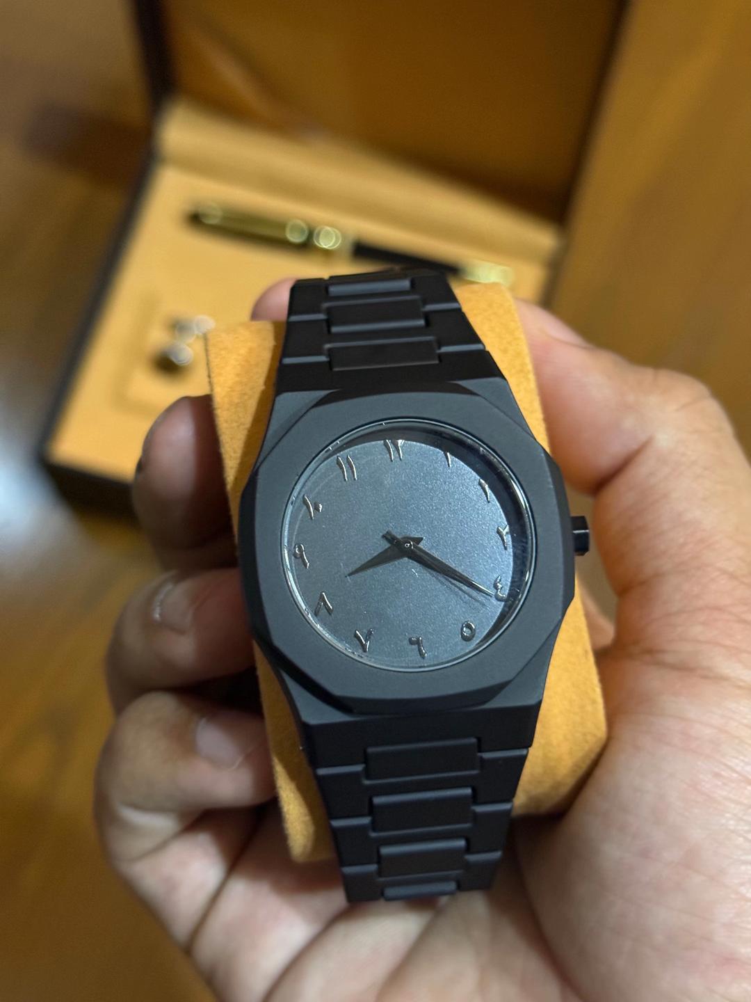 BLACK ARABIC WATCH FOR MEN