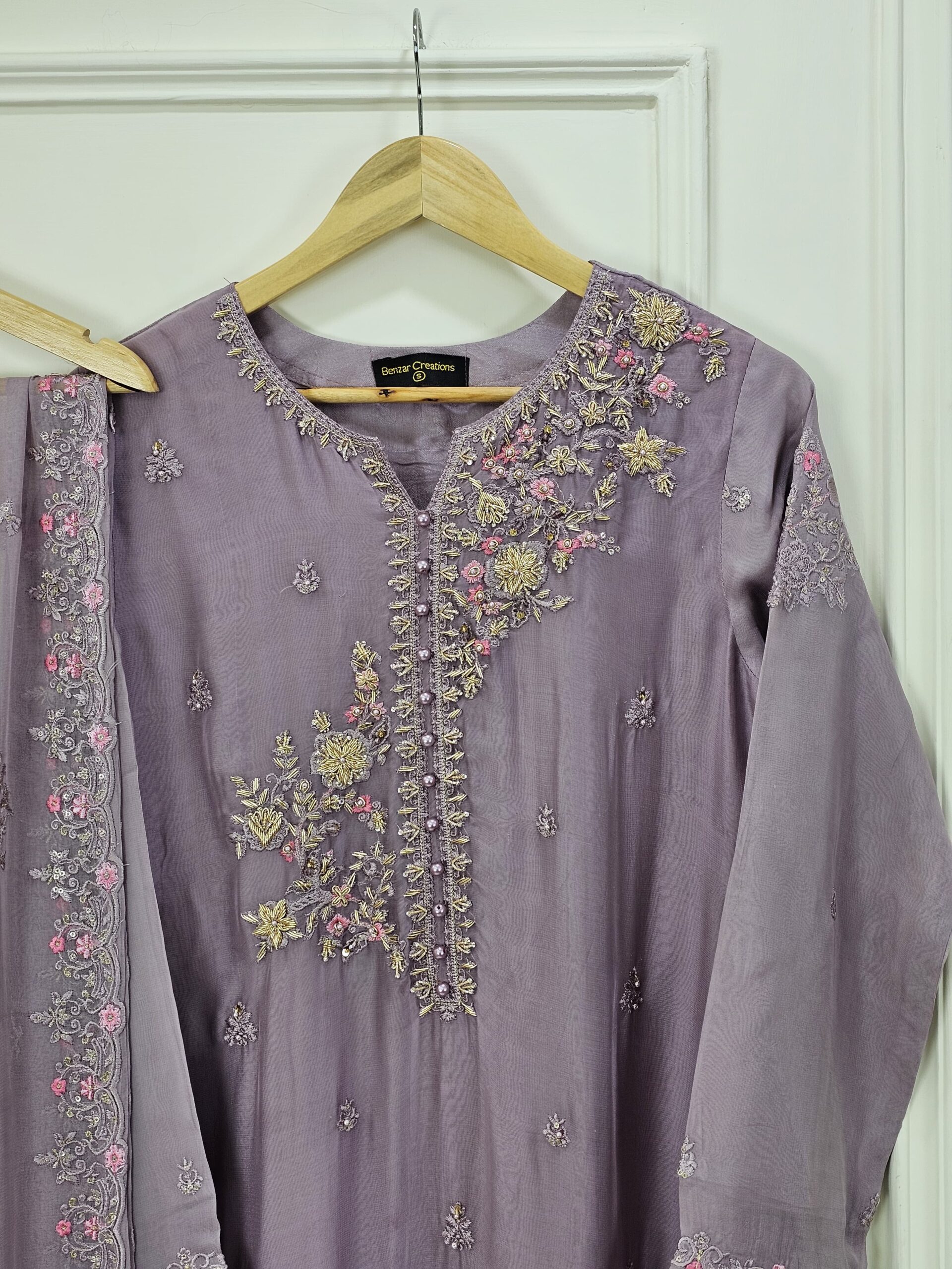 Three Piece Luxury Pret Chiffon