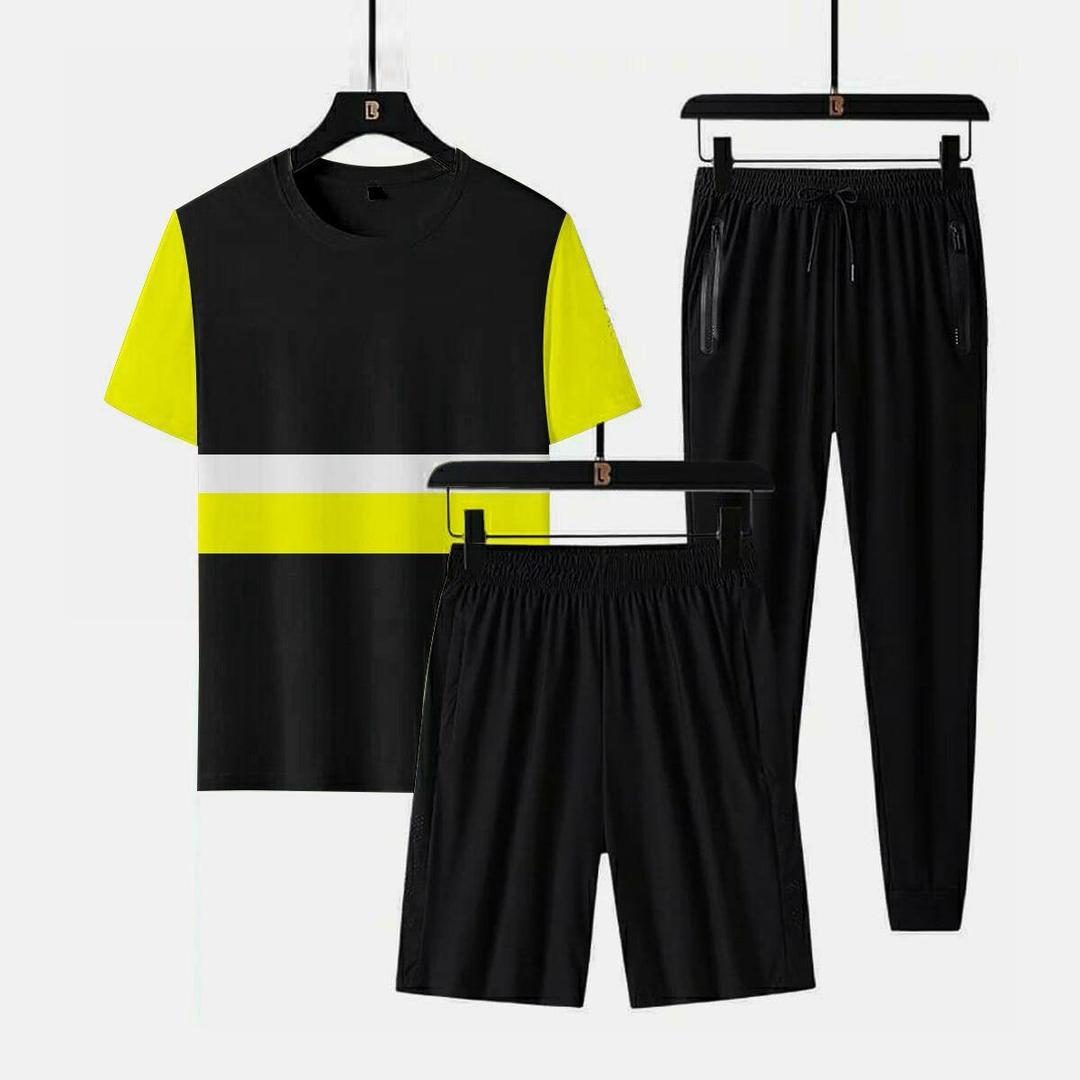 3 pcs Men’s jersey plain Track suit