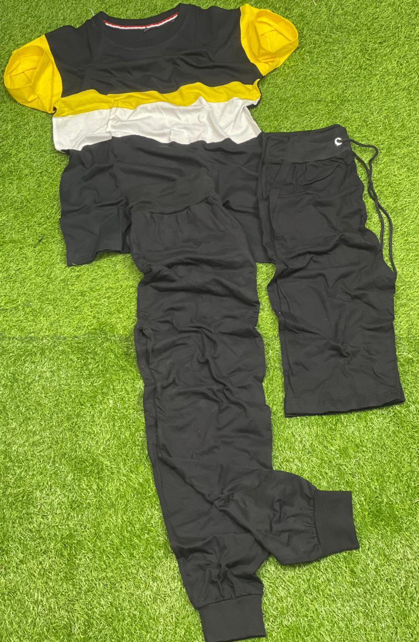 3 pcs Men’s jersey plain Track suit