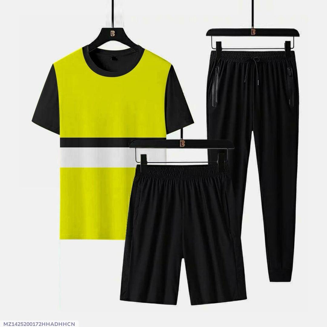 3 pcs Men’s jersey plain Track suit