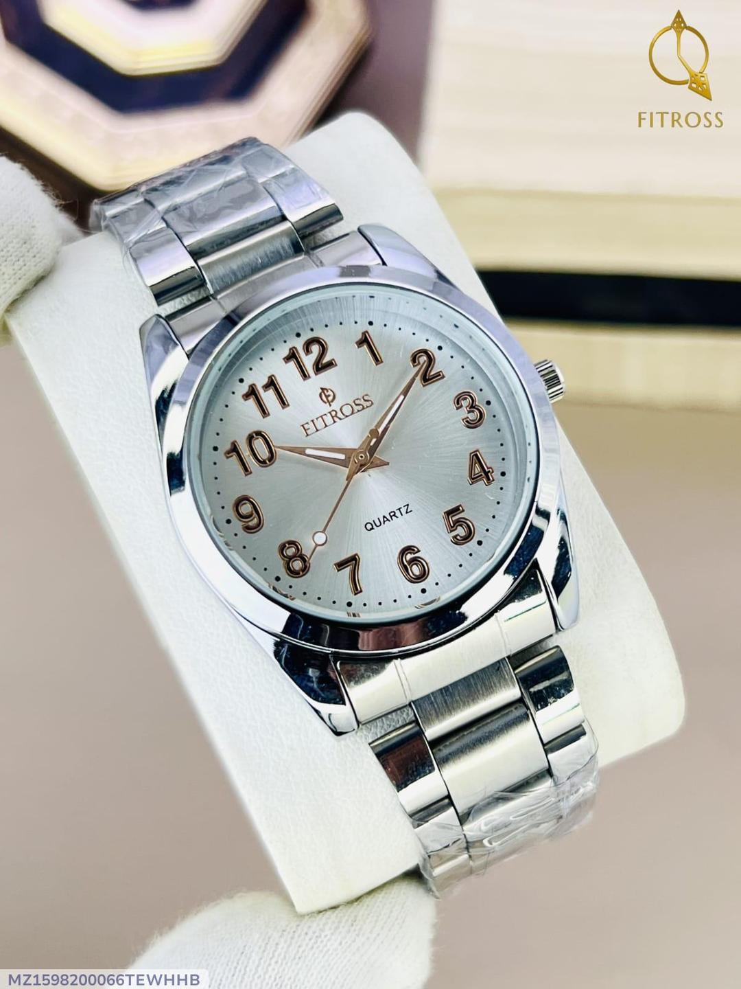 Men’s Quartz Water Resistant Chain Strap Watch