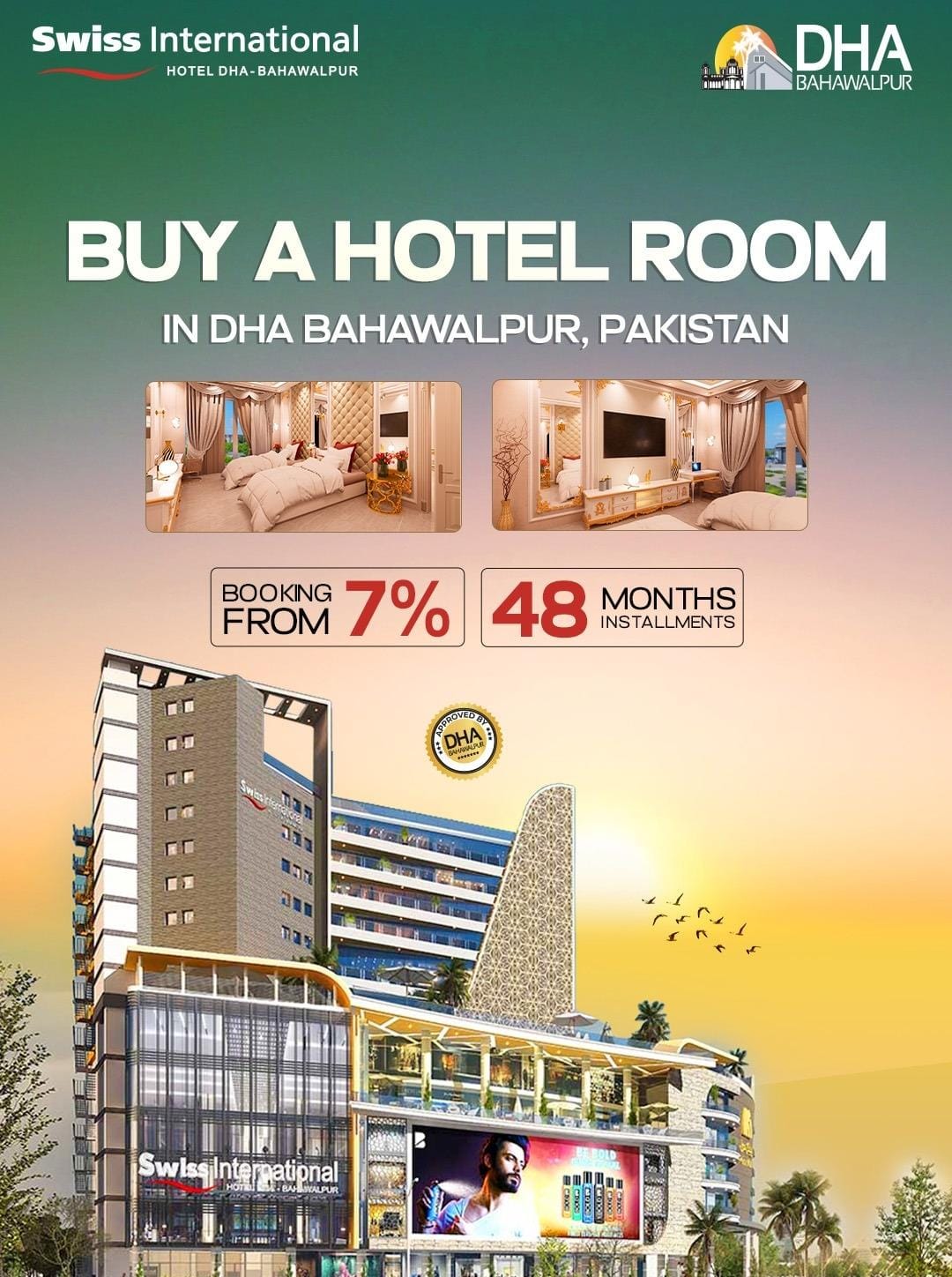 Book your 4 Star Swiss International Hotel Room