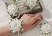 Unique style floral & pearls bracelet
