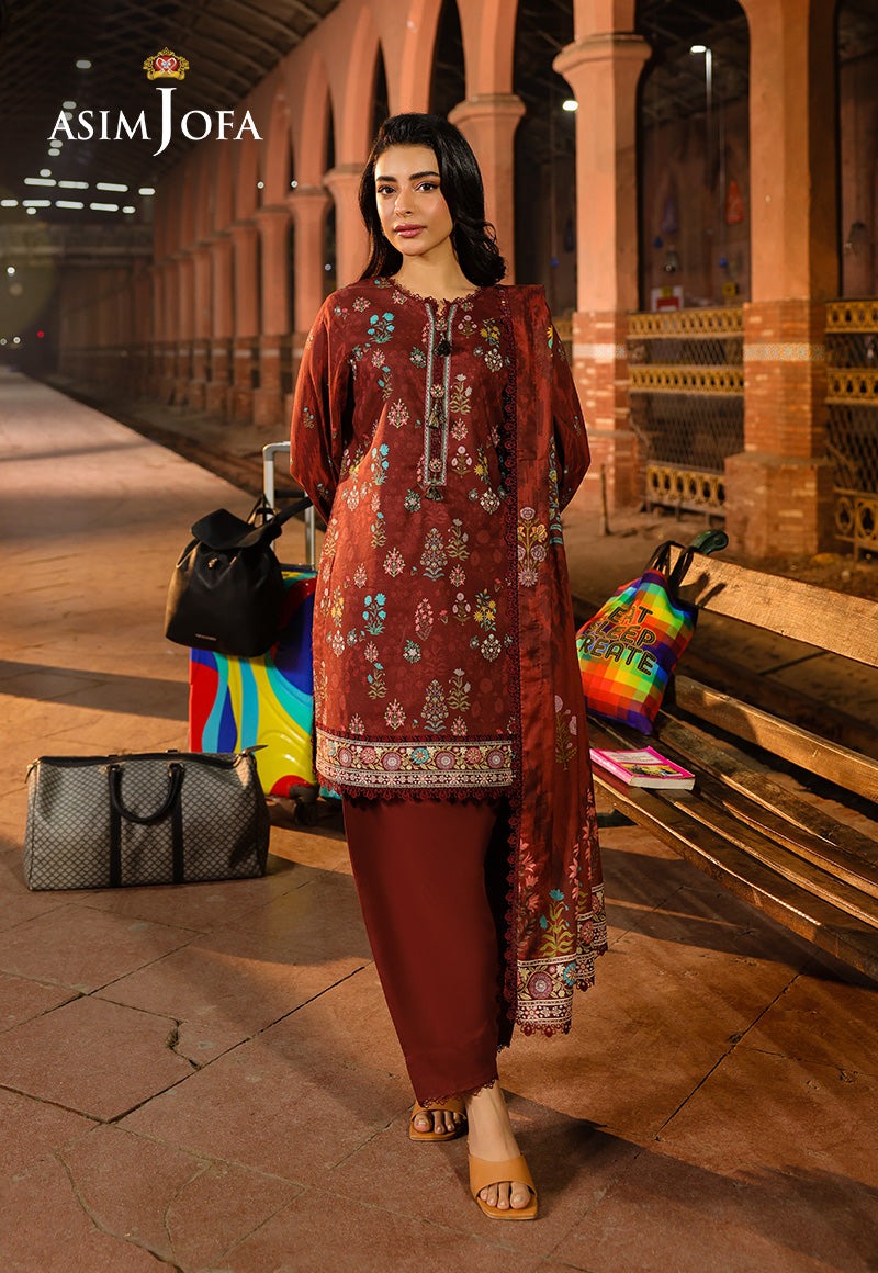 Asim Jofa Lawn 💯 Original 2025 Collection 3 Pcs Volume 05