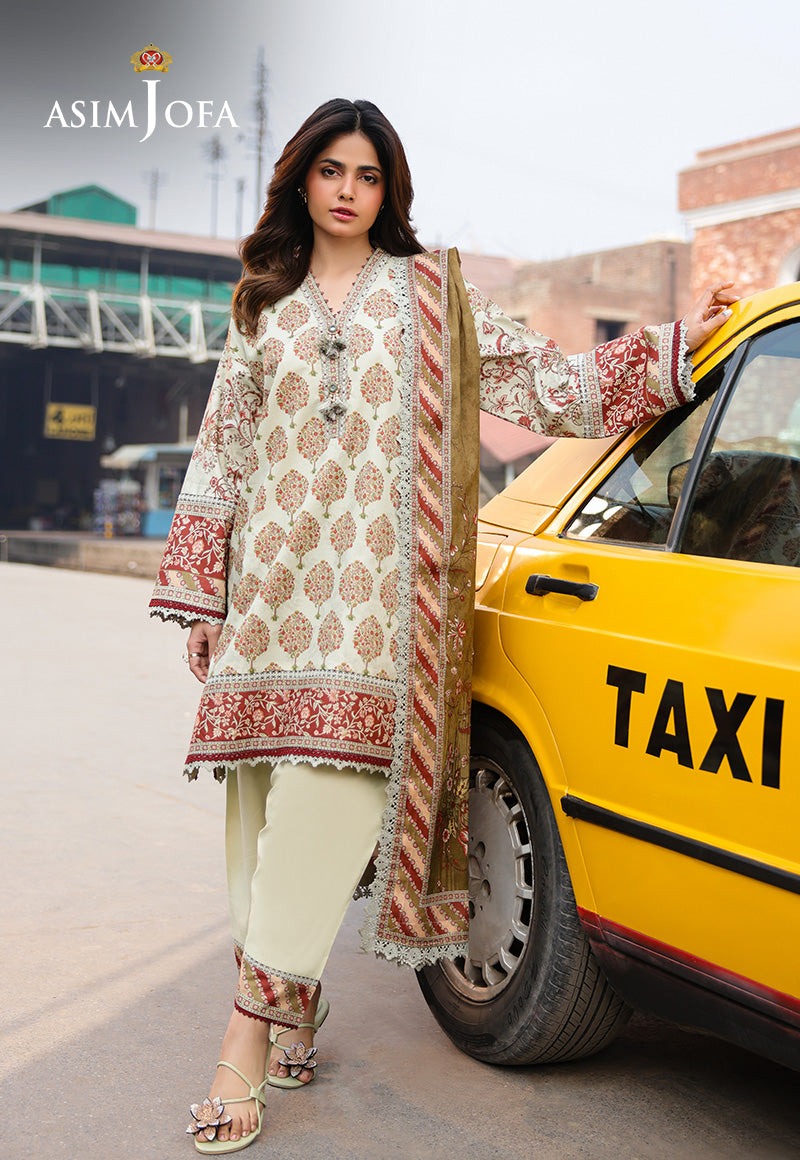 Asim Jofa Lawn 💯 Original 2025 Collection 3 Pcs Volume 05