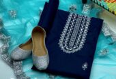 03 Pcs Dress Stuff katan silk