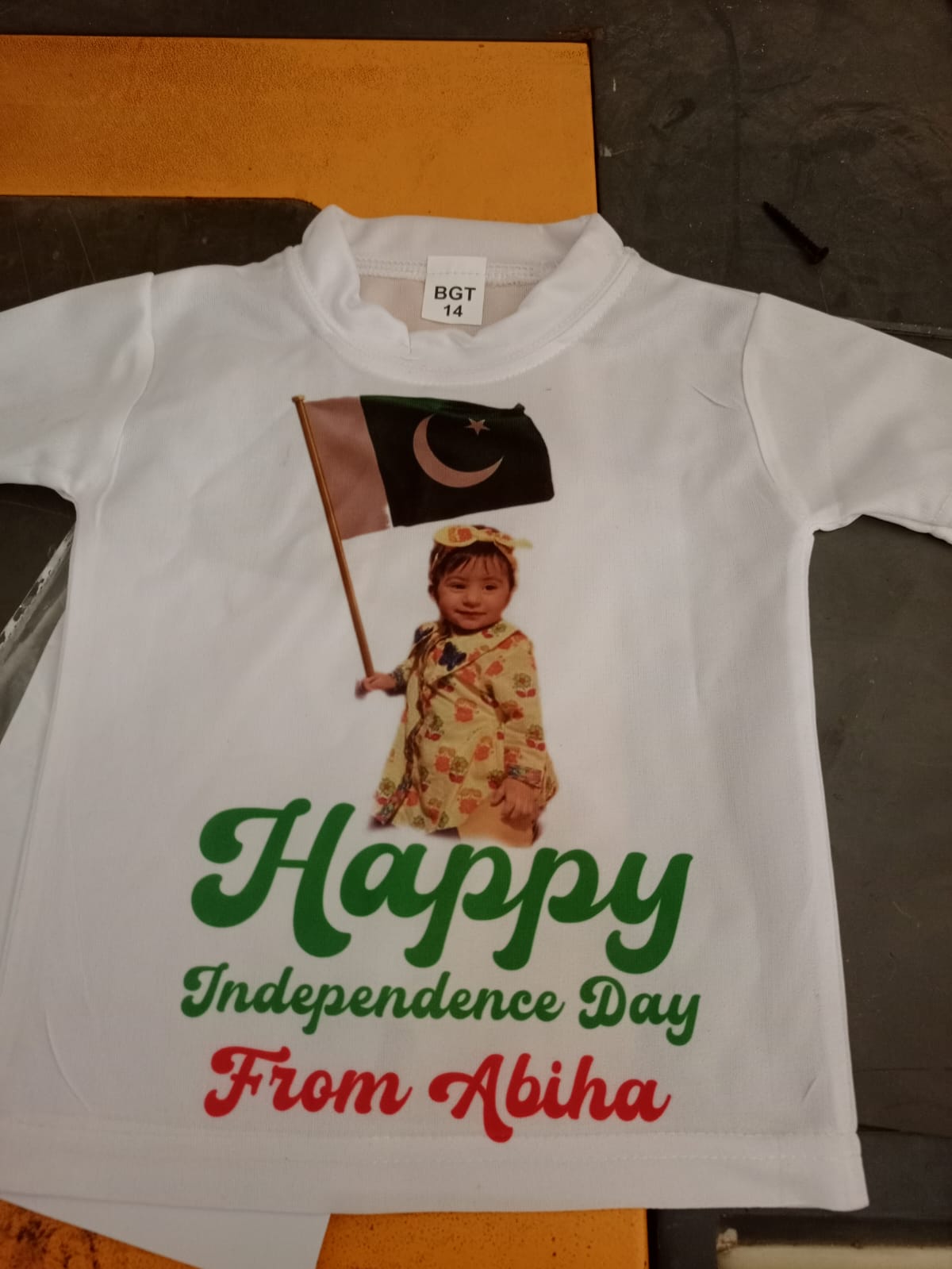 White Customized T-shirt