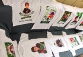 White Customized T-shirt
