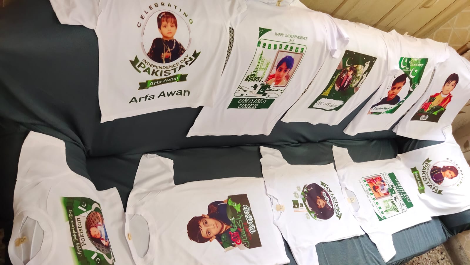 White Customized T-shirt