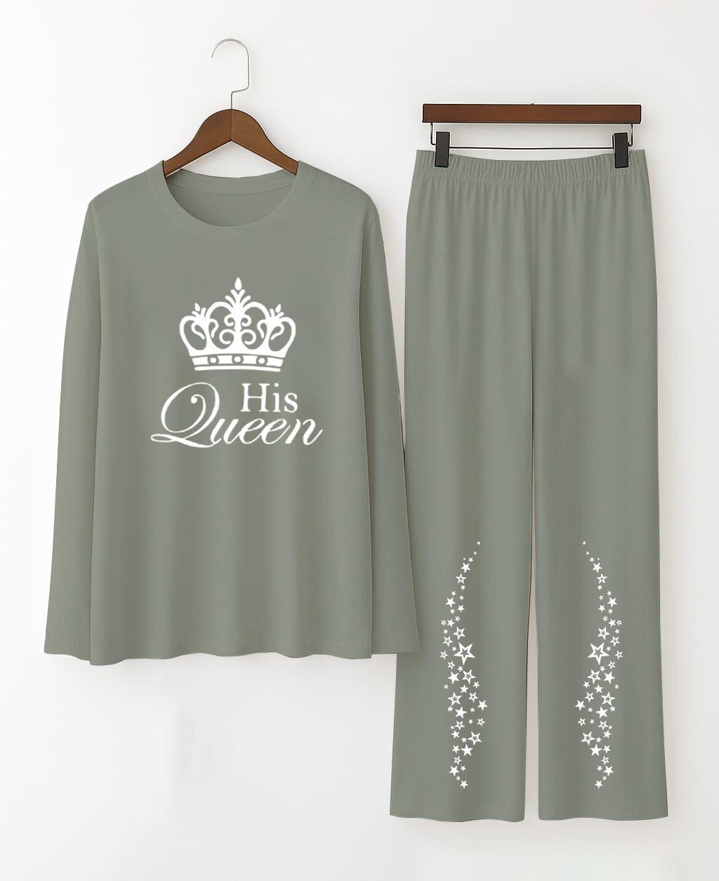 New Printed Night Suit With Trousers For Women