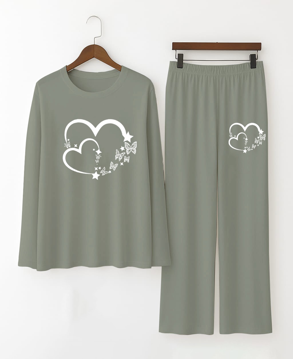 New Printed Night Suit With Trousers For Women