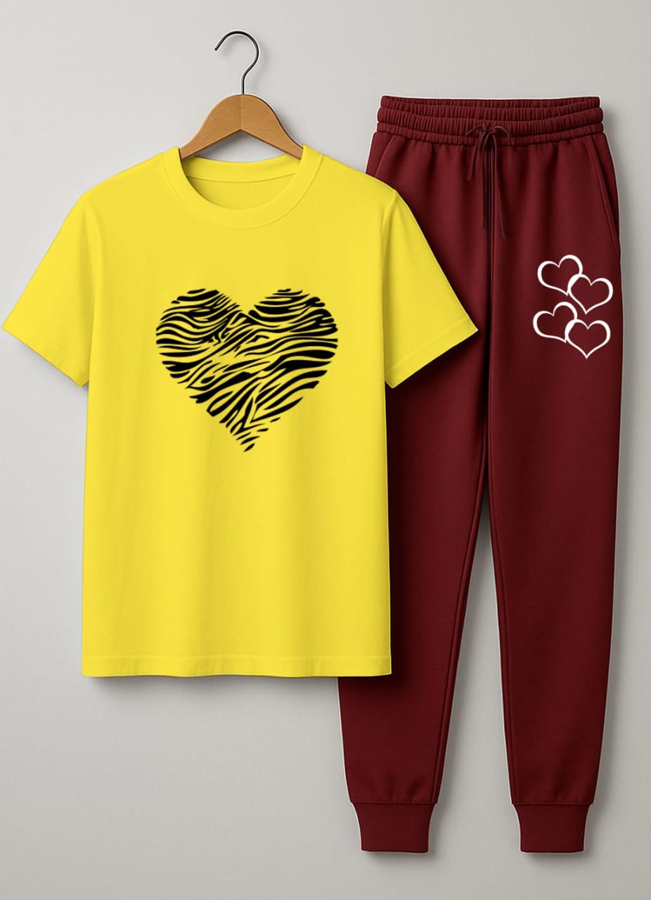 Cotton Jersey Style Lounge Wear For Girls & Womens