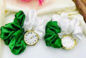 Fancy Beautiful 14 August Independence Day Special Scrunchies Watches
