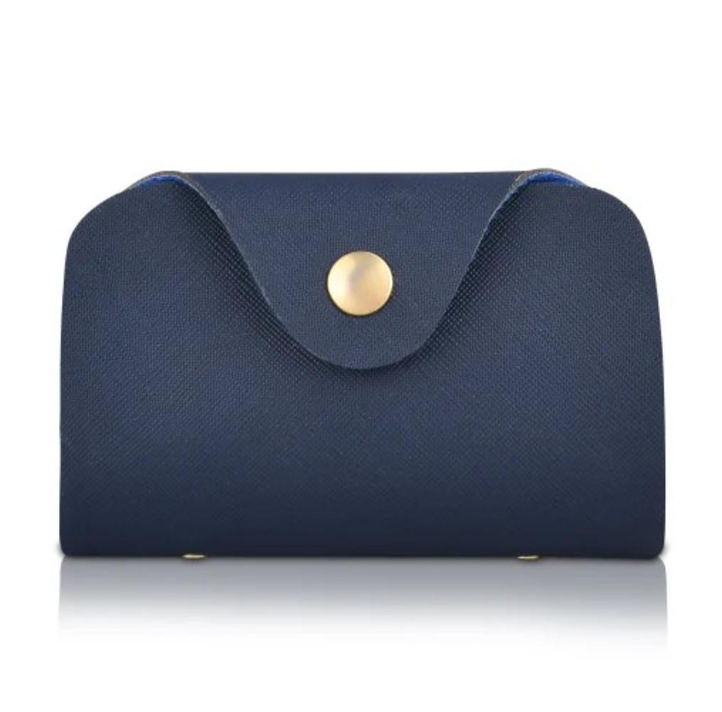 Stylish Blue PU Leather Hand Bag Set – 4 Pcs for