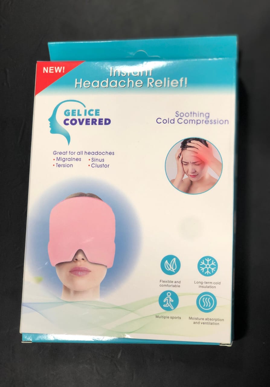 Headache and Migraine Releif Cap Hot & Cold Therapy Hat