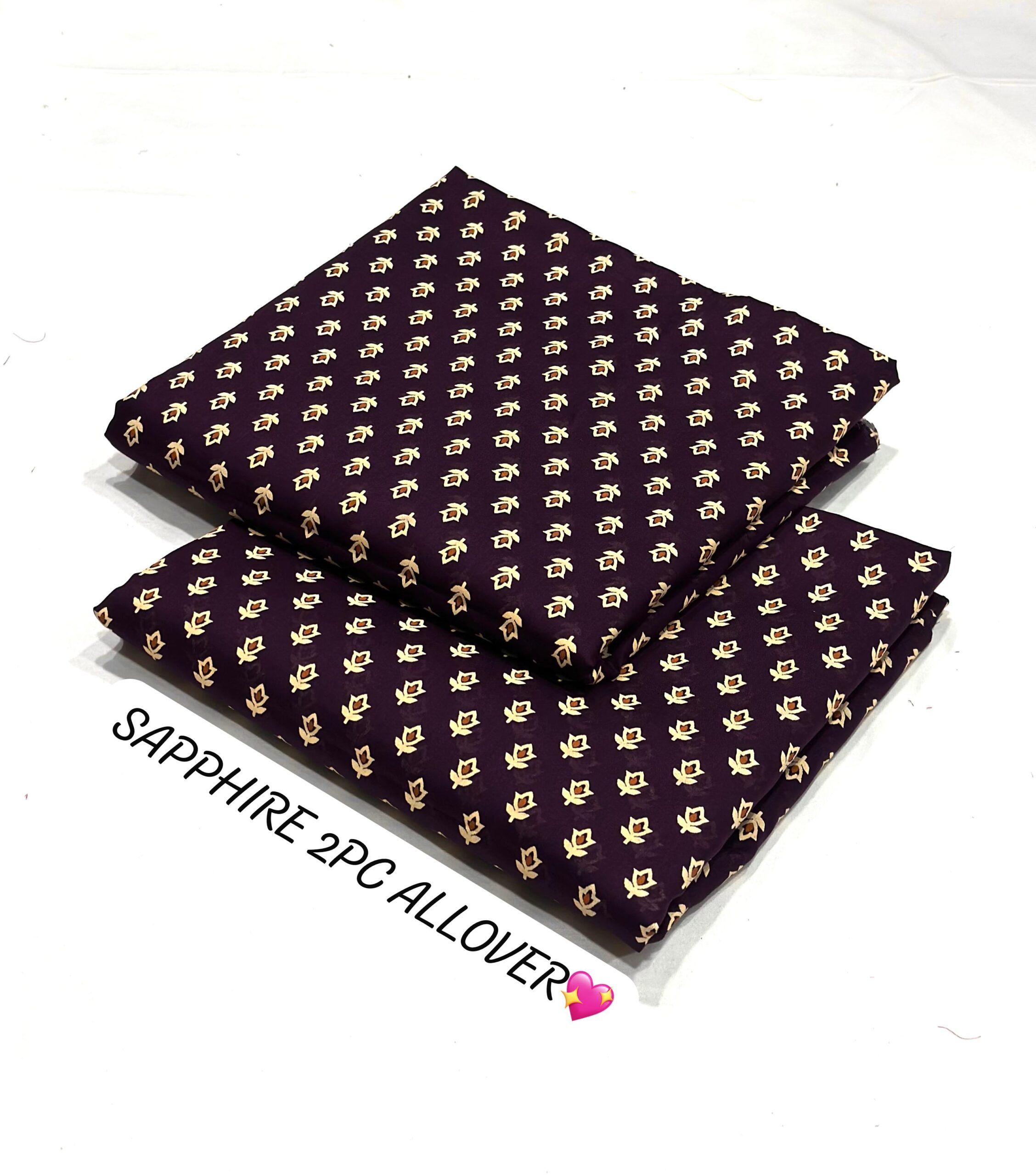 Sapphire 2pcs cotton soat