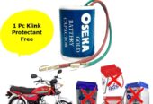 Motorcycle battery capister