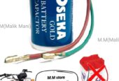 Motorcycle battery capister