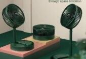 Folding Telescopic Stand Fan Rechargeable