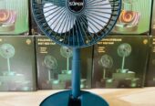 Folding Telescopic Stand Fan Rechargeable