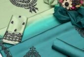 Shamoze Silk Digital Print Shirt, Shamoze Silk Digital Print Trouser Along With Silk Digital Print Dupatta 3 Pcs Dress
