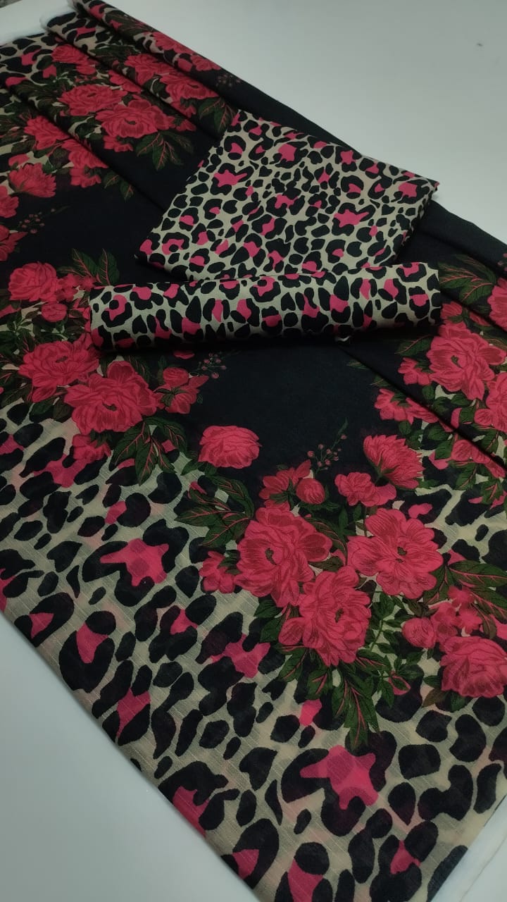 Premium quality SELF swiss jacquard lawn fabric digital printed Soat