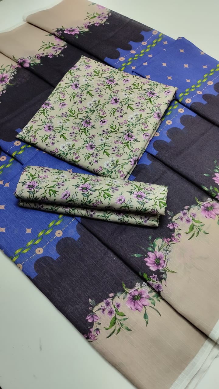 Premium quality SELF swiss jacquard lawn fabric digital printed Soat
