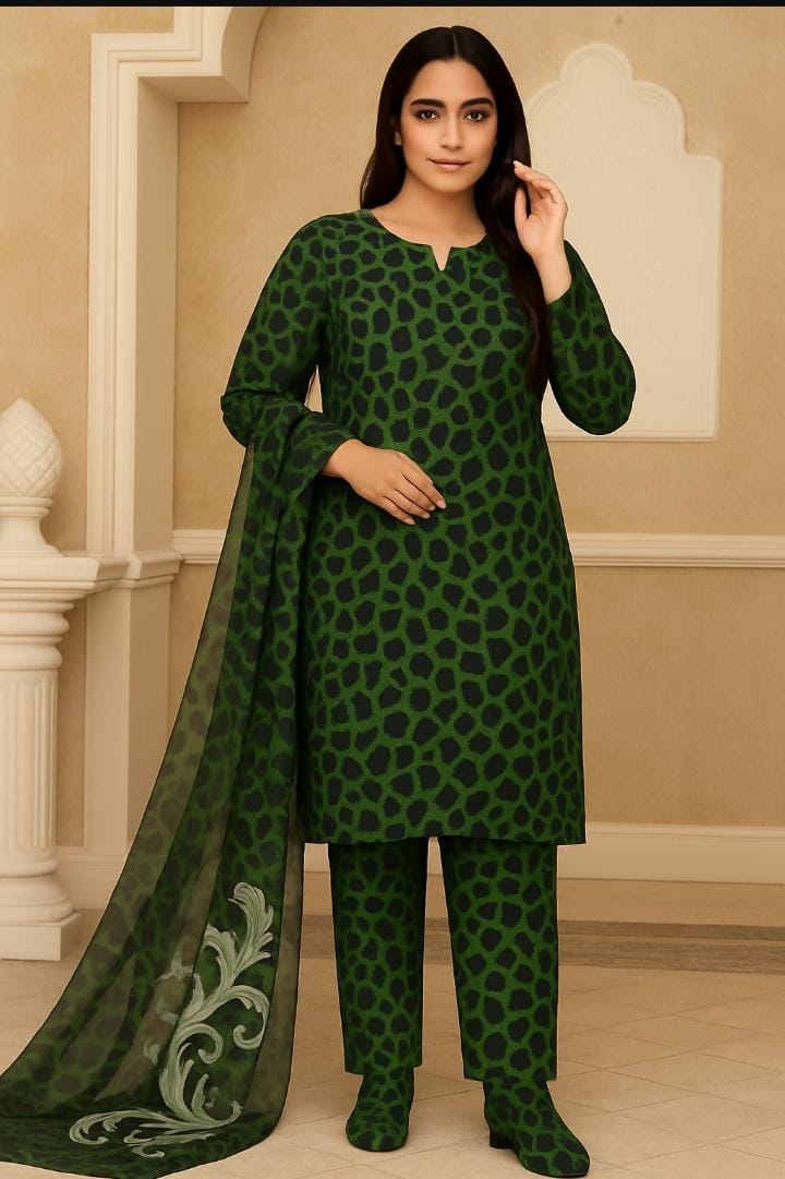 Premium quality SELF swiss jacquard lawn fabric digital printed Soat
