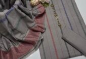 Jacquard 1 Side Border Dupatta 3pcs Dress