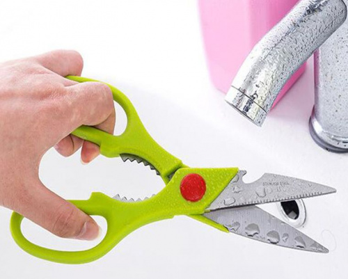 6 in 1 Multipurpose All In One Kitchen Multi functional Scissors Random Colours