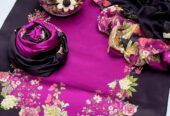 Shamoze Silk Digital Print Shirt, 3 Pcs Dress
