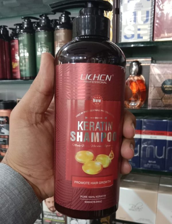Lichen Keratin Enriched Shampoo | Sulfate & Paraben Free | 500ml