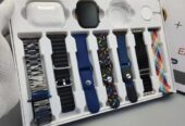 i20 Ultra Max Suit Smartwatch & Earbuds Combo – 10-in-1 Set with 7 Straps| Random