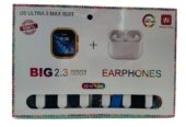 i20 Ultra Max Suit Smartwatch & Earbuds Combo – 10-in-1 Set with 7 Straps| Random