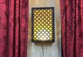 3D laser wall and Table lamp